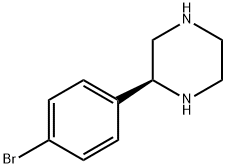 (2S)-2-(4-bromophenyl)piperazine 结构式