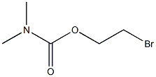 2-溴乙基二甲基氨基甲酸酯 结构式