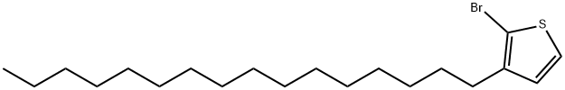 2-溴-3-十六烷基噻吩 结构式