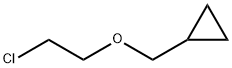 ((2-氯乙氧基)甲基)环丙烷 结构式