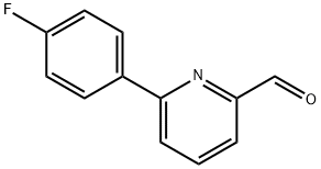 6-(4-氟苯基)吡啶-2-醛 结构式