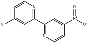 4-氯-4'-硝基-2,2'-联吡啶 结构式