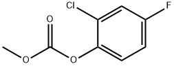 2-chloro-4-fluoro-methoxycarbonyloxybenzene 结构式