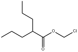 2-丙基戊酸氯甲酯 结构式