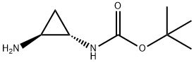 [(1S,2S)-2-氨基环丙基]氨基甲酸叔丁酯 结构式