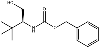 N-CBZ-L-叔亮氨醇 结构式