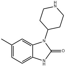 6-methyl-1-(piperidin-4-yl)-2,3-dihydro-1H-1,3-benzodiazol-2-one 结构式