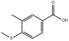 3-Methyl-4-(methylsulfanyl)benzoic acid 结构式