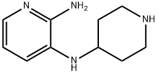 N3-(piperidin-4-yl)pyridine-2,3-diamine 结构式