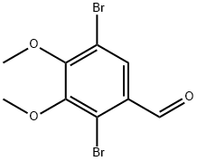 2,5-dibromo-3,4-dimethoxy-Benzaldehyde 结构式