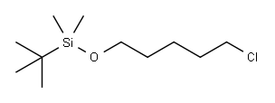 ((5-Chloropentyl)oxy)-dimethyl-tert-butylsilane 结构式