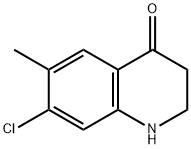 7-chloro-6-methyl-2,3-dihydroquinolin-4(1H)-one 结构式