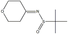 2-甲基-N-(四氢-4H-吡喃-4-亚丙基)丙烷-2-亚磺酰胺 结构式