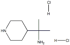 2-(piperidin-4-yl)propan-2-amine dihydrochloride 结构式