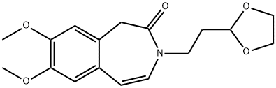 3-(2-(1,3-DIOXOLAN-2-YL)ETHYL)-7,8-DIMETHOXY-1H-BENZO[d]AZEPIN-2-ONE 结构式