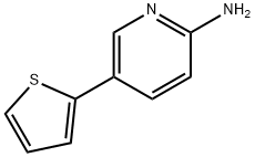 5-(THIOPHEN-2-YL)PYRIDIN-2-AMINE 结构式