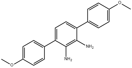 4,4''-二甲氧基-[1,1':4',1''-三联苯]-2',3'-二胺 结构式
