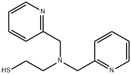2-(BIS(PYRIDINE-2-YL-METHYL)AMINO)ETHANE-1-THIOL 结构式