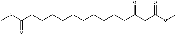3-氧代十四烷二酸二甲酯 结构式