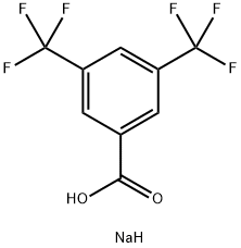 Sodium-3,5-di(Trifluoromethyl)benzoate 结构式