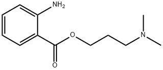 3-(Dimethylamino)propyl 2-aminobenzoate 结构式