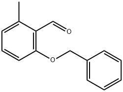 2-(benzyloxy)-6-methylbenzaldehyde 结构式