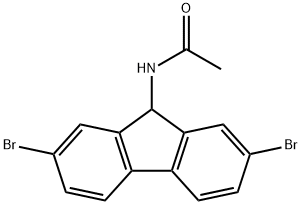 N-(2,7-DIBROMO-9H-FLUOREN-9-YL)ACETAMIDE 结构式