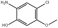 2-Amino-4-chloro-5-methoxy-phenol 结构式