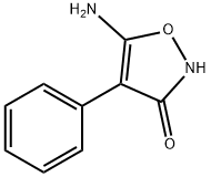 3(2H)-Isoxazolone, 5-amino-4-phenyl- 结构式