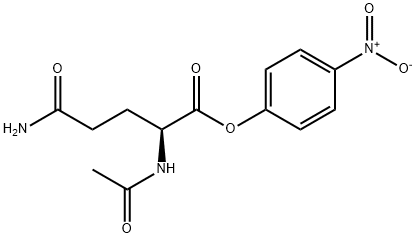 N-Acetyl-L-glutamine p-nitroanilide 结构式