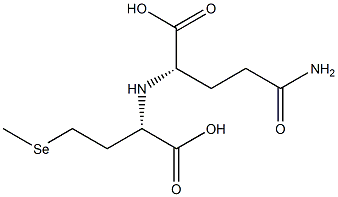 L-Glutamine, N-[(1S)-1-carboxy-3-(methylseleno)propyl]- 结构式