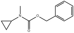 卞氧羰基环丙基甲基胺 结构式