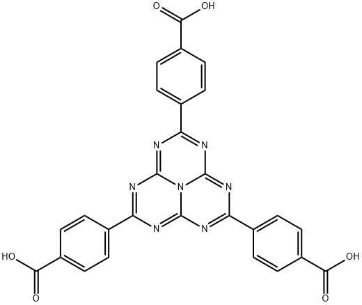 4,4',4''-(1,3,4,6,7,9,9b-heptaazaphenalene-2,5,8-triyl)tris-Benzoic acid 结构式
