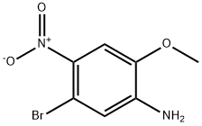 5-溴-2-甲氧基-4-硝基苯胺 结构式