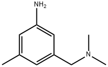 3-(DIMETHYLAMINOMETHYL)-5-METHYLANILINE 结构式