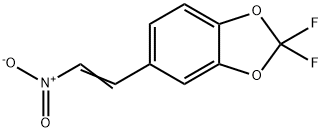 2,2-difluoro-5-(-2-nitro-vinyl)-benzo[1,3]dioxole 结构式