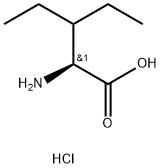 (S)-2-amino-3-ethylpentanoic acid hydrochloride 结构式