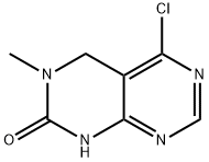 3-甲基-5-氯-1,2,3,4-四氢嘧啶并[4,5-D]嘧啶-2-酮 结构式