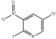 2-碘-3-硝基-5-氯吡啶 结构式