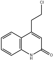 4-(2-Chloroethyl)-2(1H)-quinolinone 结构式