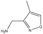 (4-methyl-1,2-oxazol-3-yl)methanamine 结构式