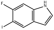 6-氟-5-碘-1H-吲哚 结构式