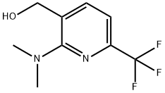 3-Pyridinemethanol, 2-(dimethylamino)-6-(trifluoromethyl)- 结构式