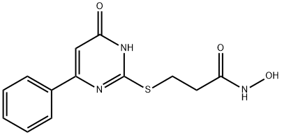 3-[(1,6-Dihydro-6-oxo-4-phenyl-2-pyrimidinyl)thio]-N-hydroxypropanamide