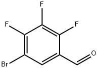 5-溴-2,3,4-三氟苯甲醛 结构式