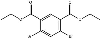 4,6-二溴-1,3-苯二甲酯乙酯 结构式