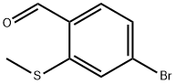 4-溴-2-(甲硫基)苯甲醛 结构式