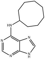 N-cyclooctyl-7H-purin-6-amine 结构式