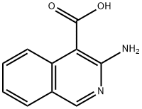 3-aminoisoquinoline-4-carboxylic acid 结构式