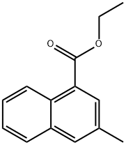 3-Methyl-naphthalene-1-carboxylic acid ethyl ester 结构式